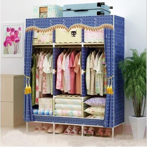 Latest wooden wardrobe length 130cm