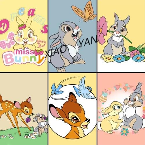 Disney Fawn Bambi 5D Diamond Mosaic Diamond Painting Diamond Mosaic DIY Full Diamond Embroidery Living Room Home Decoration