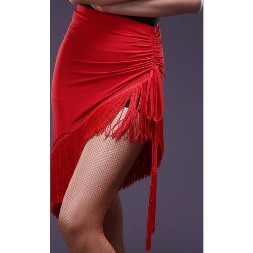 Sexy Women Dance Shirt Fringe Ballroom Modern Salsa Tango Samba Latin Training Shirts irregular Practice Female Adult Dancewear