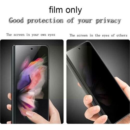 Full Cover Anti-Peeping Hydrogel Film Anti Screen Protector Soft Anti-peeping Fold3 For Z Protective Applicable Y5F9