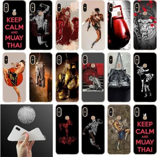 Grant Muay Thai Fight Boxing Soft Case Cover For Xiaomi Redmi 9a 8a 7a 6pro 6a Note 9 8 7 6 5 Pro 9s 8T Bag