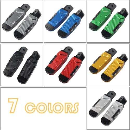 Motorcycle Passenger Footrests Rear Foot Pegs Pedal Pads For Yamaha YZF R1 R6 1999-2008/ YZF R1M R1S 2016 2017 2018 CNC Aluminum