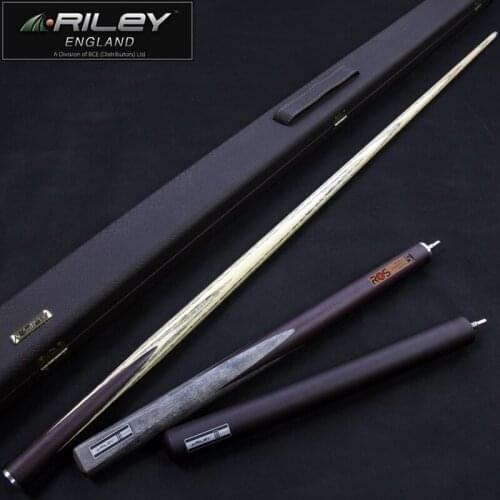 Professional RILEY High-end Excellent Handmade 3/4 Piece Snooker Cue Kit with Case with Extension 10mm Billiard Snooker Stick
