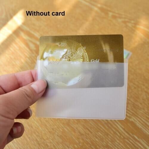 Transparent Matte Anti-Magnetic Bank Card cover Sets IC Card Sets Id Card Sets Bus Card Sets Membership Card Protection Sets