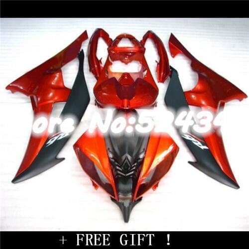 Nn-Orange black R6 08 09 10 11 12 YZF-R6 08-12 YZF 600 YZFR6 JM97398 2008 2009 2010 2011 2012 YZF600 Fairing for Yamaha