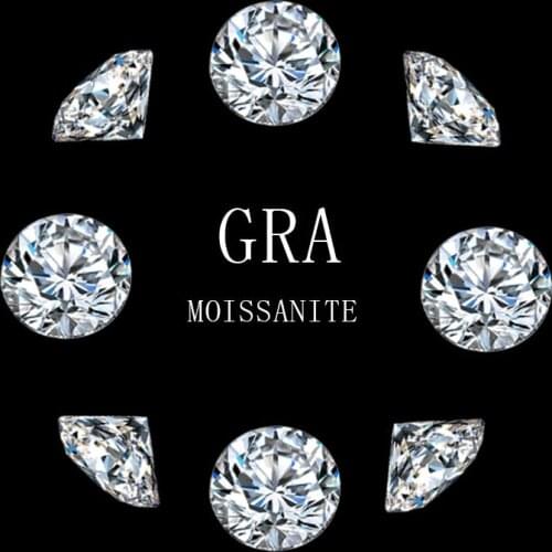 New Arrival VVS1 Diamond Test Past Excellent Grade Brilliant Cut Round Loose Moissanite D Color Promise Gemstone Beads for Rings