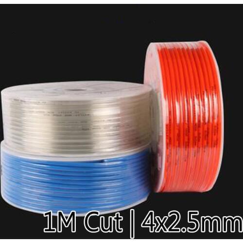 1 meter PU4*2.5mm Pneumatic Hose PU Tube OD 4mm ID 2.5mm Plastic Flexible Pipe Polyurethane Tubing