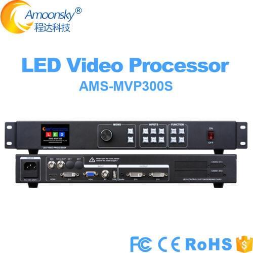 Full color SDI video processor MVP300S with linsn ts802d support indoor project led screen