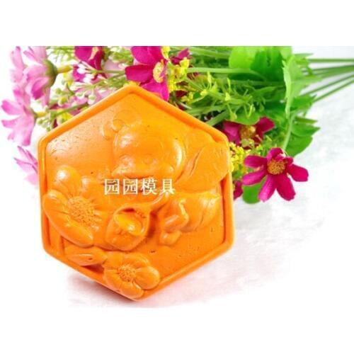 Honeybee Silicone Soap mold Handmade 3D silicone mould DIY Craft molds S337