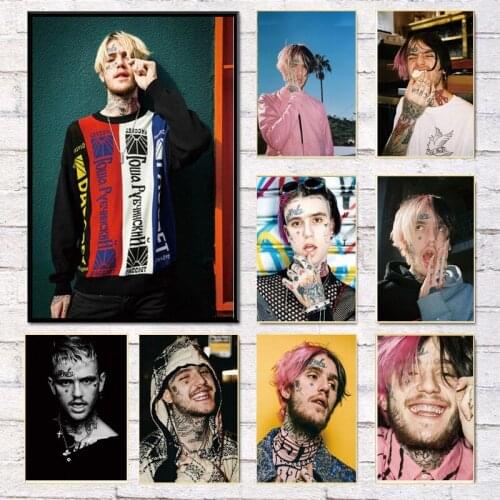 Modern Posters and Prints Hip Hop Rapper Music Singer Star Album Poster Wall Art Picture for Living Room Home Hanging Decoration