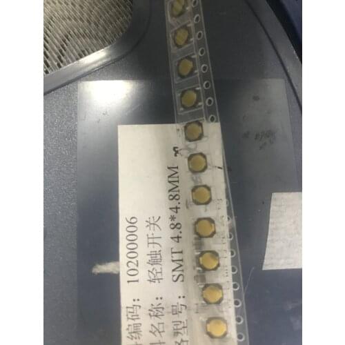 50PCS Tact Switch SMT 4.8*4.8MM