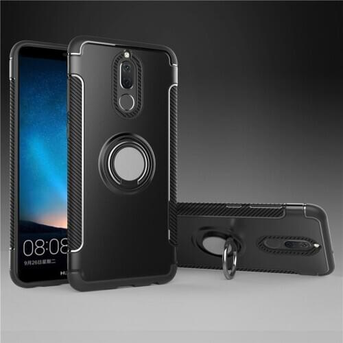 Heavy Duty Armor Case For Huawei P20 P30 Lite Pro P10 P Smart Plus 2018 Honor 8 8X 9 7X 10 Mate 10 Lite Nova 3 i Car Holder Case