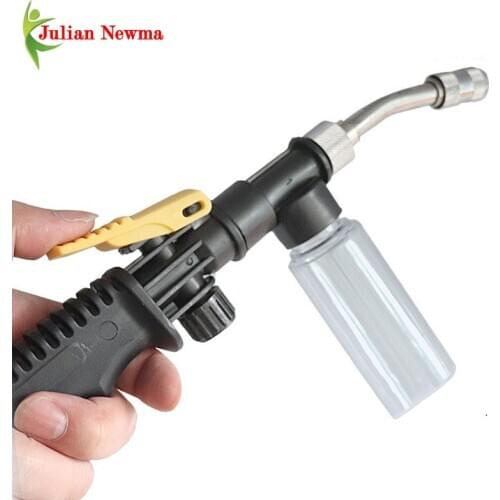 Dropshipping High Pressure Power Water Gun Jet Foam Car Wash Spray Gun Garden Hose Nozzle Watering Sprinker mangueiras de jardim