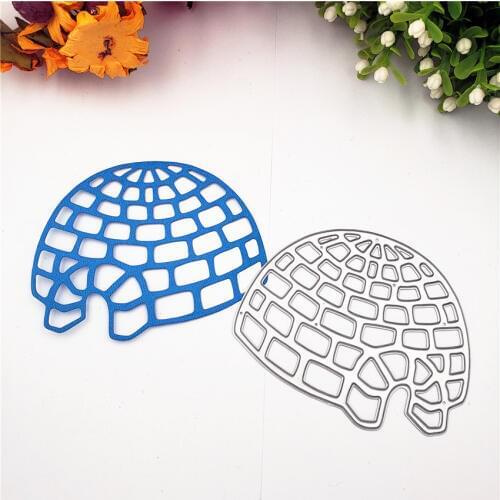 Die cutting die toy metal Igloo crafts paper relief DIY embossed Easter New Year Valentines Day