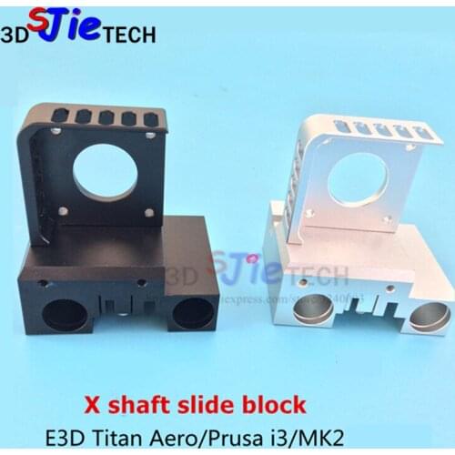 X shaft slide block Motor Bracket + belt buckle for Titan Aero Prusa I3 MK2 3D printer direct extrusion head