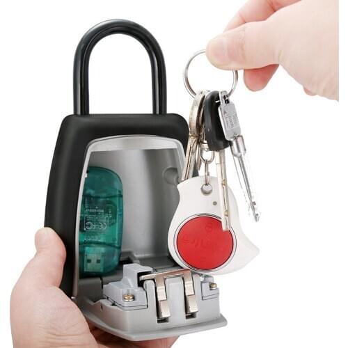 2 in 1 Master Lock Password Key Box Door Handle Key Box Password Decoration Code Lock Delivery Key Storage Password Boxes