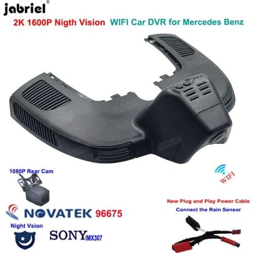 2K 1600P Plug And Play Car DVR Dash Cam for Mercedes Benz GLE w167 c292 GLS x166 GLE 350 400 450 500 43 53 63 2019 2020 2021
