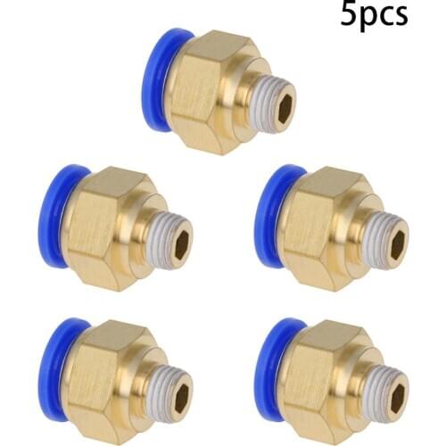 5-10pcs PC14-02 PC14-03 PC14-04 Quick Threaded Fittings Pneumatic Connectors 14mm-12.75mm 14mm-16.5mm 14mm-20mm New Components