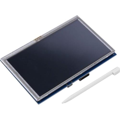 5 Inch LCD HDMI Touch Screen Raspberry Pi 3 Display LCD HDMI Monitor 800x480 for Banana Pi Raspberry Pi 3 / 2 Model B / B