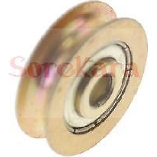 6.35*29*8mm U Groove width 6.5mm Guide Pulley Sheave Sealed Rail Ball Bearing