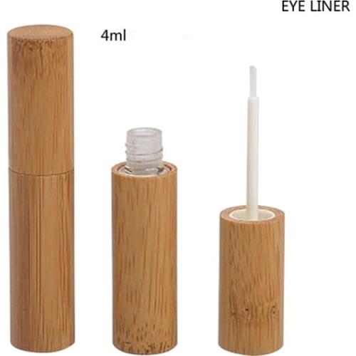 4ml Handmade Bamboo Eyeliner Tube DIY Cosmetics Bottle Natural Classic Style Packaging