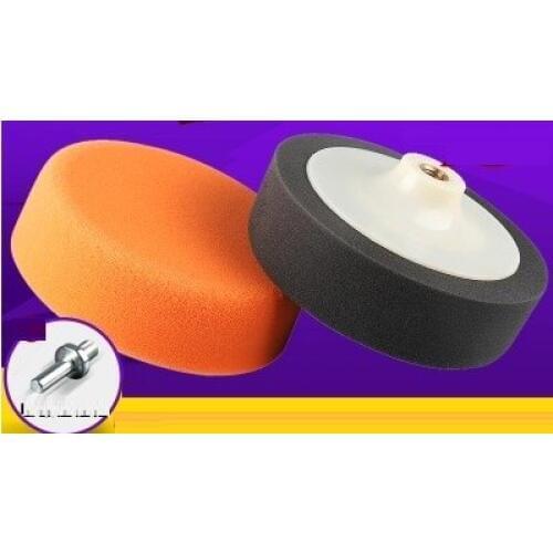 5"--7" 2pcs, M10--M16 , Auto Beauty Wax Polishing Wheel Polishing Machine Sponge Ball Grinding Wheel Mirror Reducing Disk Wax