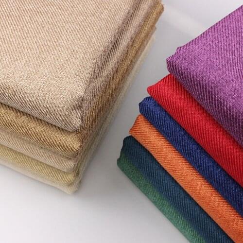 Home Textile Cotton Linen Fabric Thick Non-slip Breathable Soft Sofa Furniture Cloth Tablecloth Luggage Handmade DIY Fabrics