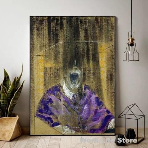 Francis Bacon Famous Artist Abstract Character Canvas Painting Poster and Prints for Living Room Decor Wall Art No Frame