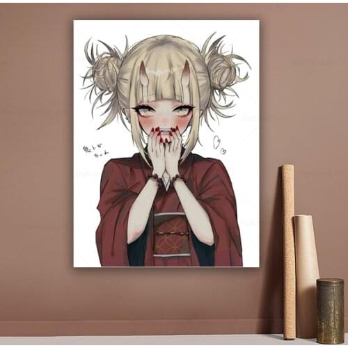 Himiko Toga - My Hero Academia Poster canvas painting wall art home decor modular picture and prints living room decoration