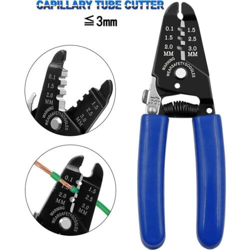 Wire Crimping Tool Cable Cutter Stripper Pliers Strip Wires Electricity Multi-tool Bolt Cutter Circlips Blue Red Clamps Nippers