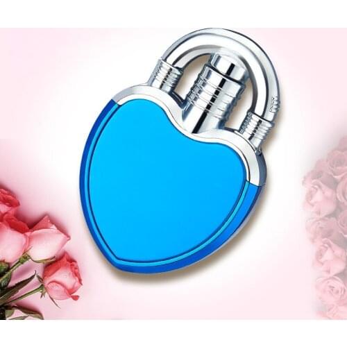 Creative Personality Straight Into The Windproof Couple Love Lock Lighter Smoking Accessories Gadgets for Men Good Gift for Men