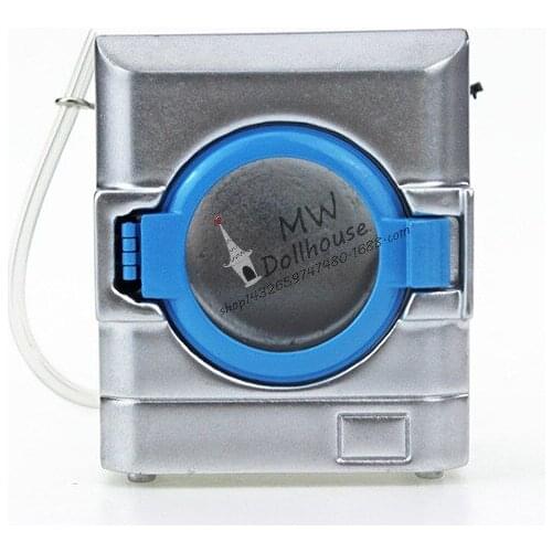 DOLLHOUSE 1PCS 1/6/12 Miniature Food Play Scene Model Small Doll House Accessories Mini Washing Machine B154