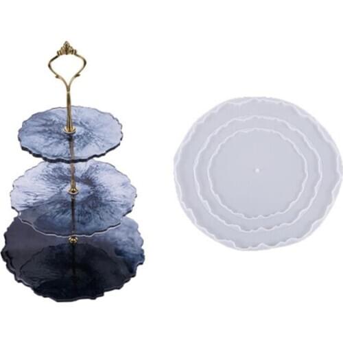 New Fruit Tray Tea Tray Silicone Mold DIY Epoxy Resin Coaster Epoxy Mold Desktop Decoration Mold