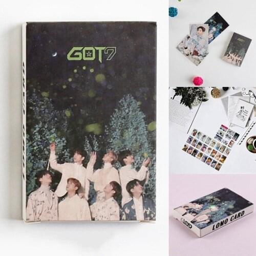 32Pcs/Set K-POP GOT7 New Album Paper Photo Card Self Made Lomo Card Photocard Fans Gift Collection