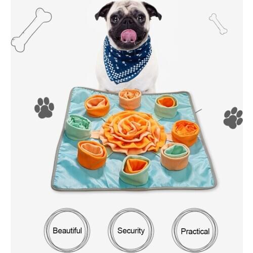 New Pet Sniffing Mat Anti-choking Dog Weight Loss Artifact Cat Consumes Energy Puzzle Blanket