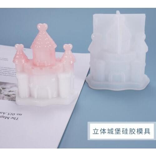 Transparent Silicone Mold House Dried Flower Resin Decorative Craft For DIY Fantasy castle Mold epoxy resin molds for jewelry