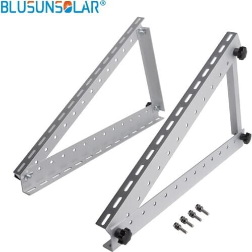 Adjustable Solar Panel Mount Mounting Brackets For 250W Solar Panel Folding Tilt Legs Boat RV Roof 41 Inch Solar