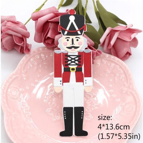 Christmas Nut Cracker Metal Cutting Dies Stencils for DIY Scrapbooking/photo album Decorative Embossing DIY Paper Cards