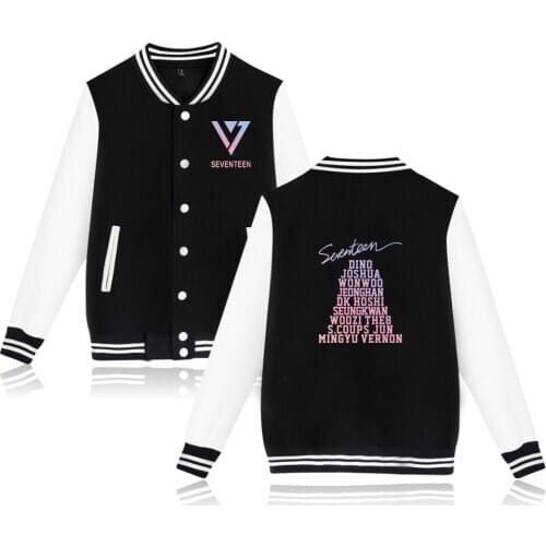 Autumn New Arrival Kpop Seventeen Print Hoodies Fashion Harajuku Pullover Winter Fleece ThickWinter Moleton Feminino Pullovers