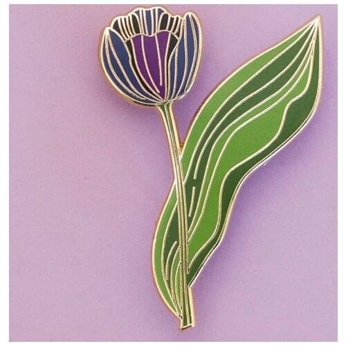 Tulip Enamel Pins Lapel Pins Badge Brooch Jewelry Accessory