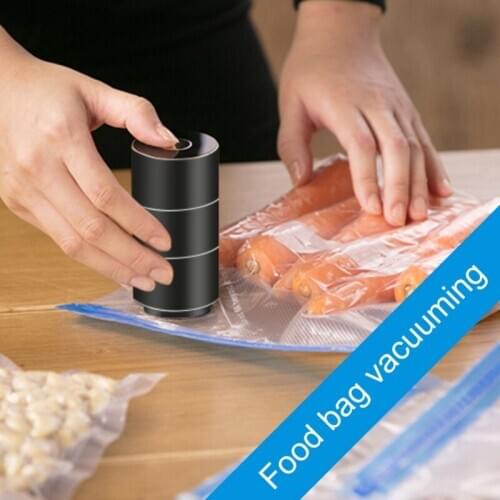 1PC Mini Vacuum Sealer Machine Electric Wine Pump Reusable Vacum Sealing Bags Home Vacuum Packing Machine Kitchen Tools Products