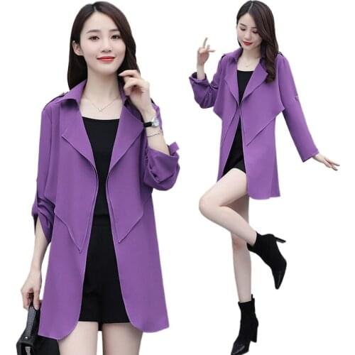 Windbreaker temperament goddess Fan Chunzhuang 2021 new womens clothing looks thin French small jacket trend
