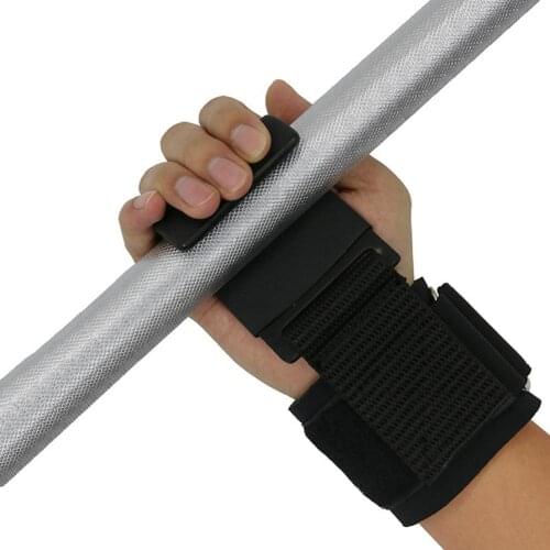 1 Pair Fitness Wrist Hook Gym Fitness Weightlifting Training Grips Straps Wrist Support Super Stable Weights Power Dumbbell Hook