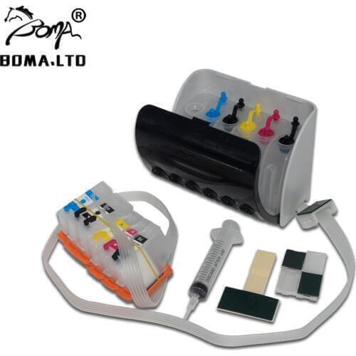 302XL 302 202XL Without Chip Bulk CISS System For Epson Expression Prenium XP-6100 XP-6000 XP-6105 XP-6005 Refill Ink Cartridge