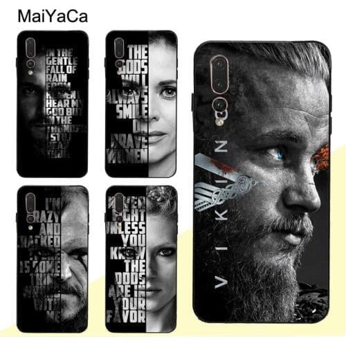 MaiYaCa Vikings Ragnar Bjorn Floki Case For Huawei P30 Pro P40 P10 P20 Lite Mate 20 30 10 Lite P Smart 2019 Z