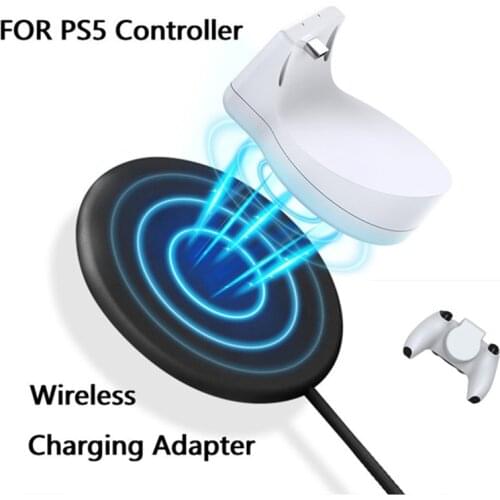 PS5 Wireless Charging Adapter For PS5 Wireless Controller Type-C Charging Cradle Dock Station PS5 Joystick Gamepad Fast Charger