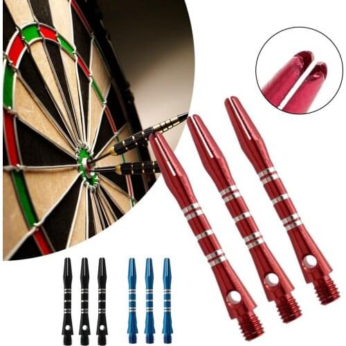 3Pcs Universal Aluminium Alloy Dart Shafts 35mm Aluminum Stem Rod Shafts Darts Indoor Outdoor Game Accessories