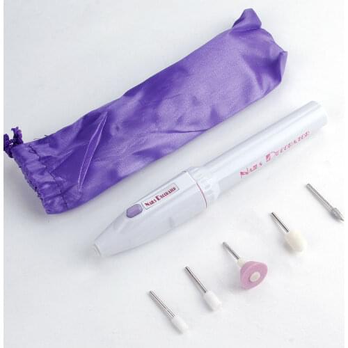 5in1 Mini Nail Art Drill Machine Electric Nail Drills Pen Handpiece Bits Manicure Pedicure Gel Polish File Buffer Nail Art Tools
