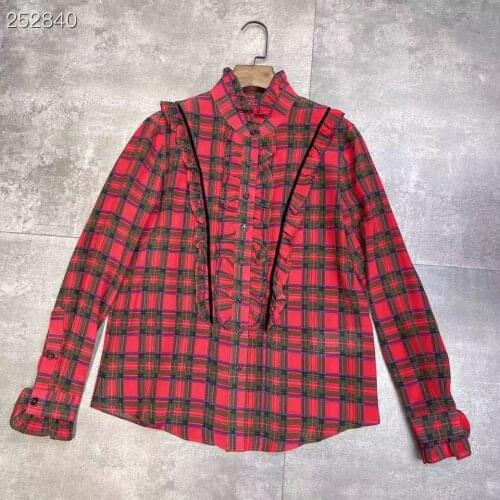 Блузки в клетку Fyion China At AliExpress