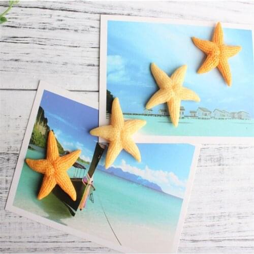 Simulated Charms Resin Starfish Resin Cabochons Crafts Cell Phone Case Flatback Decorative Resin Embellishments